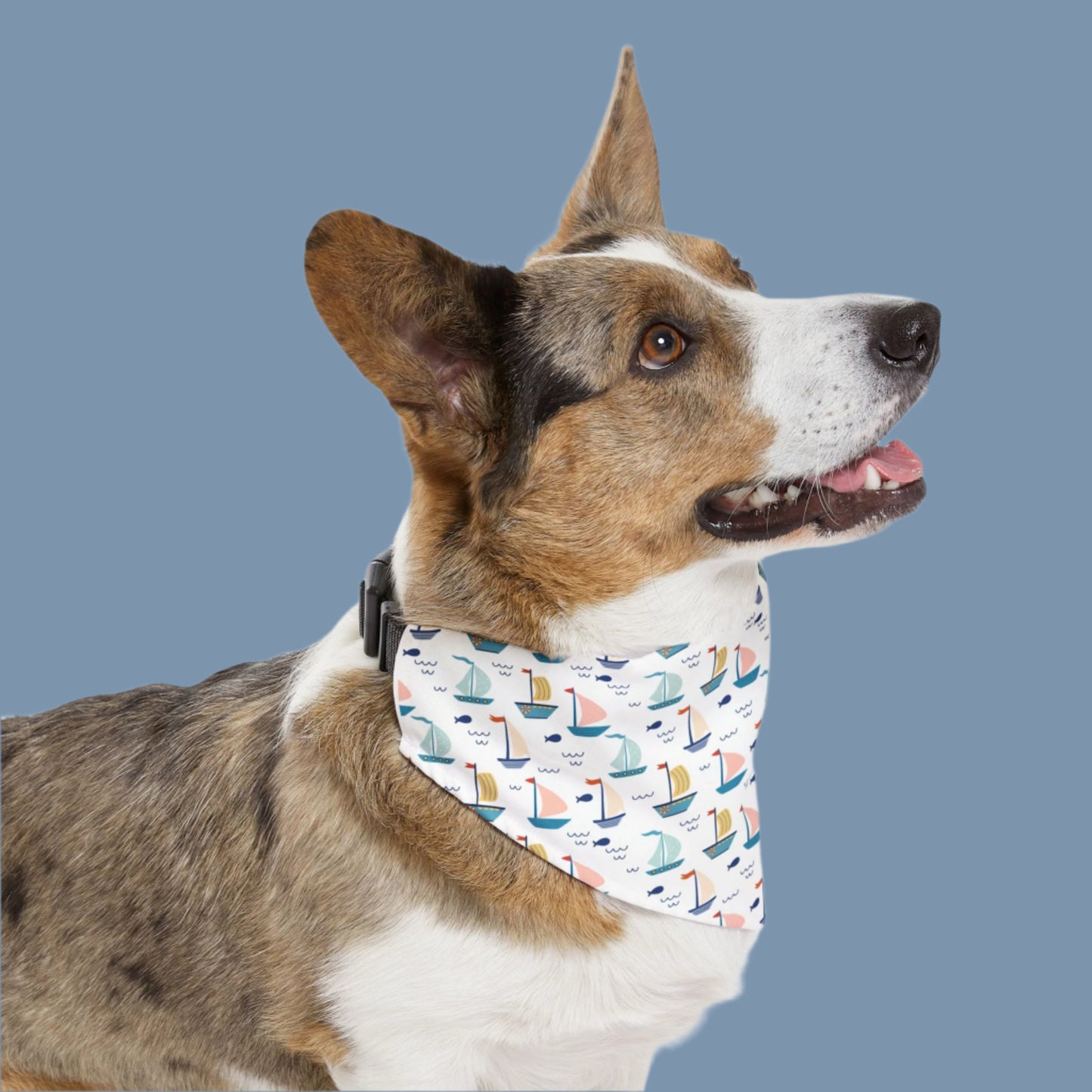 Sailboat Pet Bandana Collar