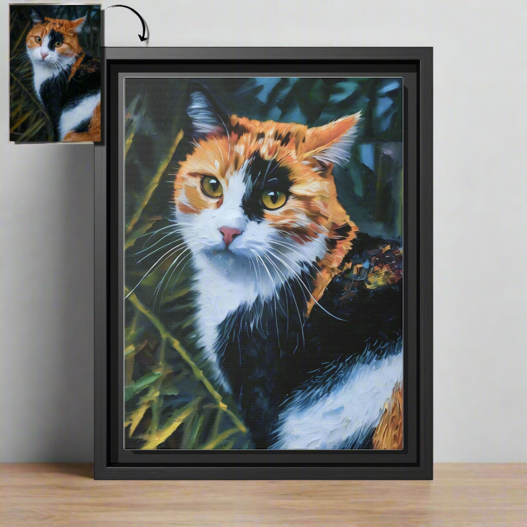 Oil Painting Style Pet Portrait