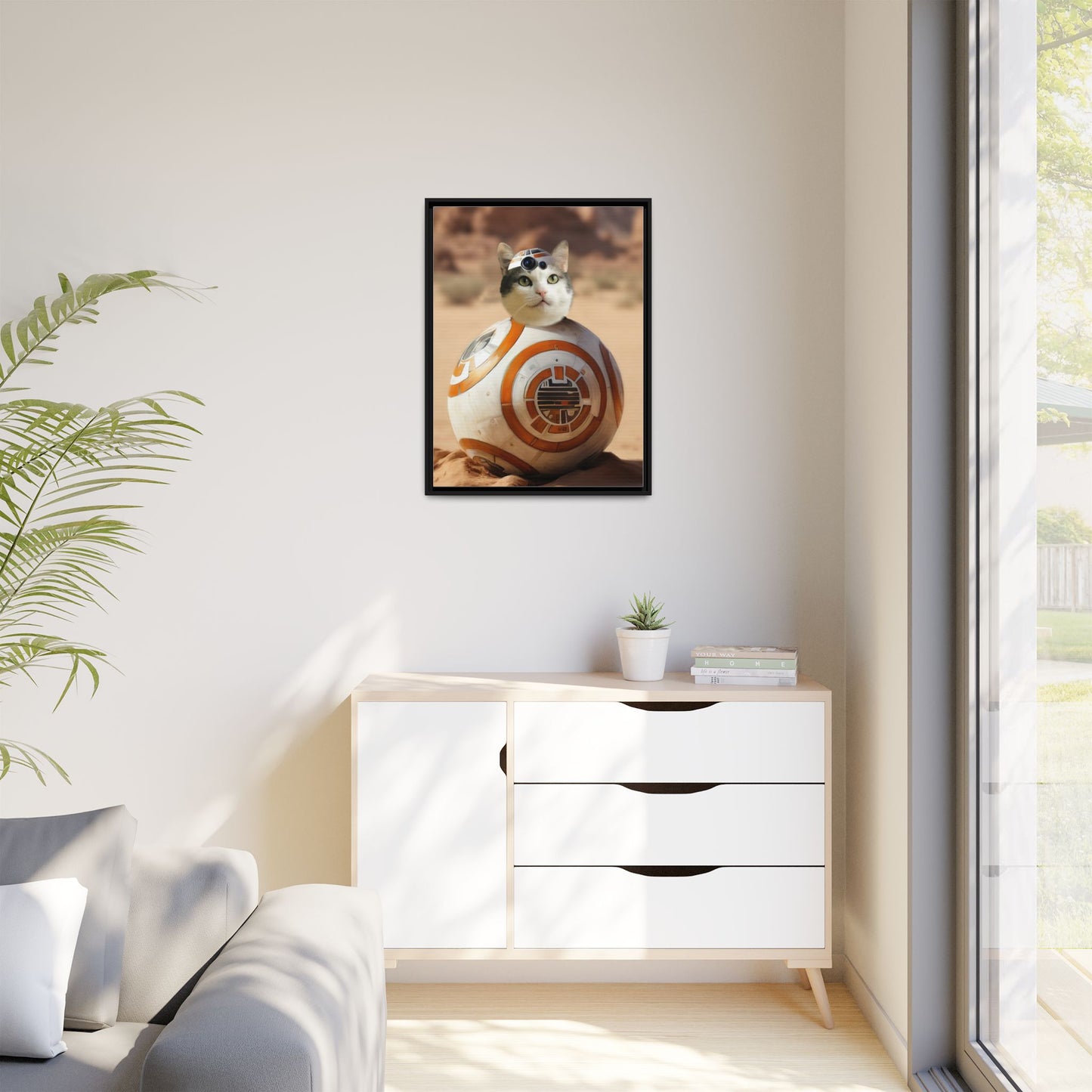 Star Wars Pet Portrait – Custom Dog Portrait Canvas by Pawsitively Quirky