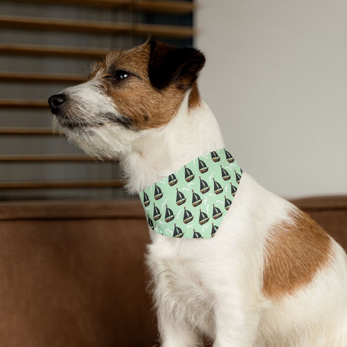 Sailboats Pet Bandana Collar