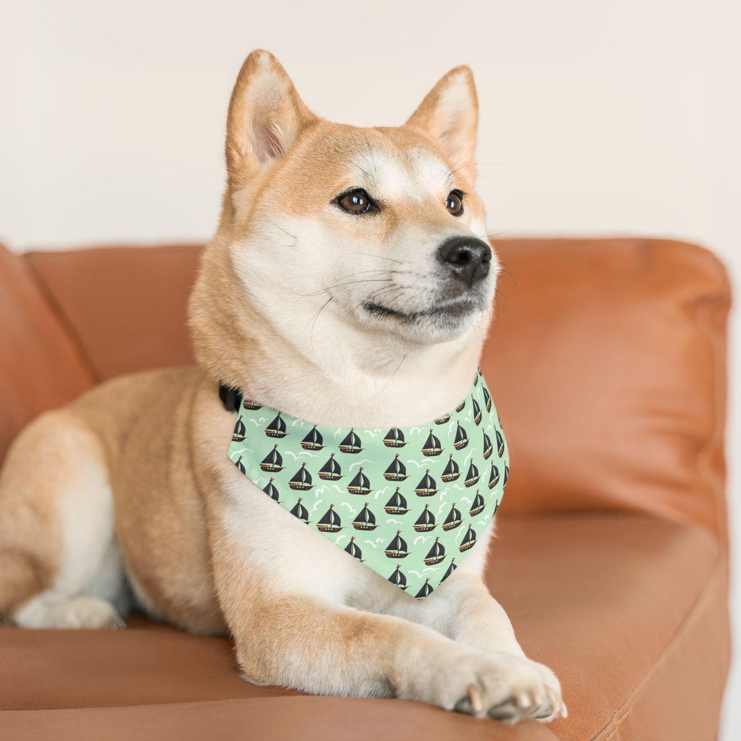 Sailboats Pet Bandana Collar