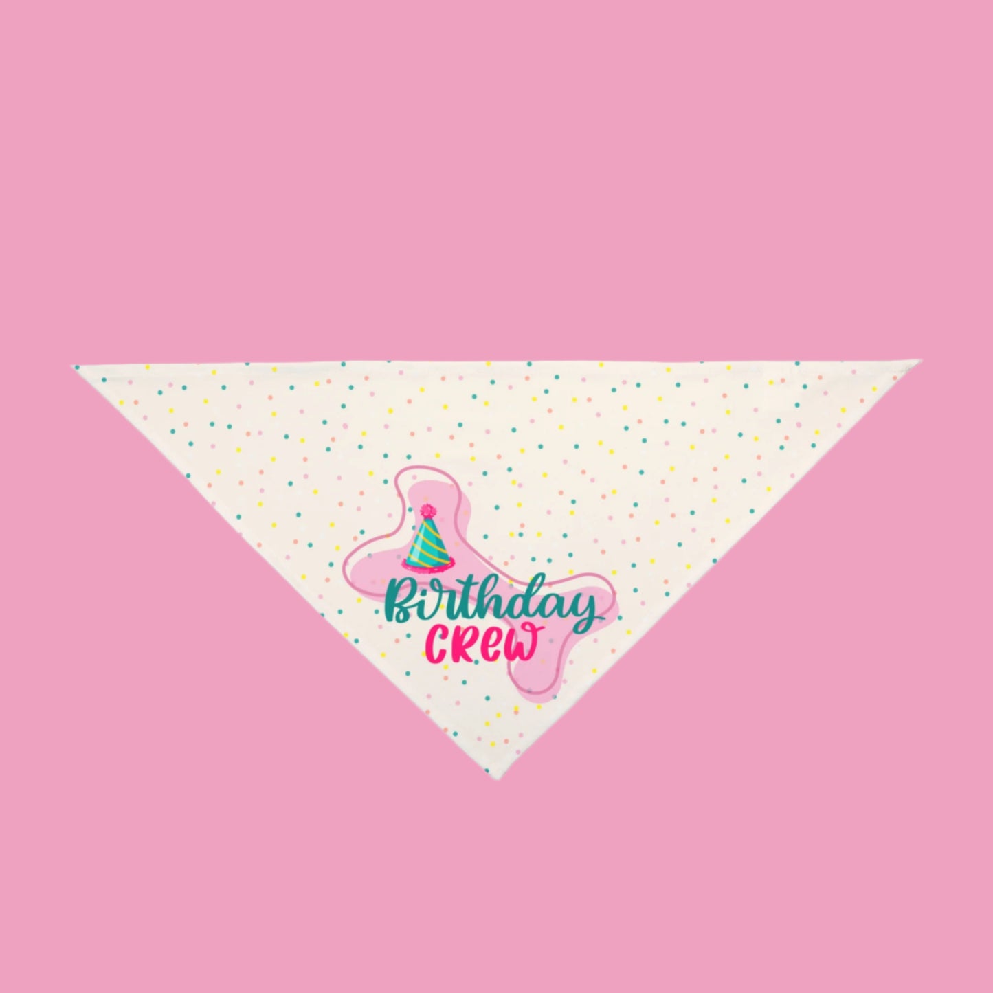 Birthday Crew Pet Bandana