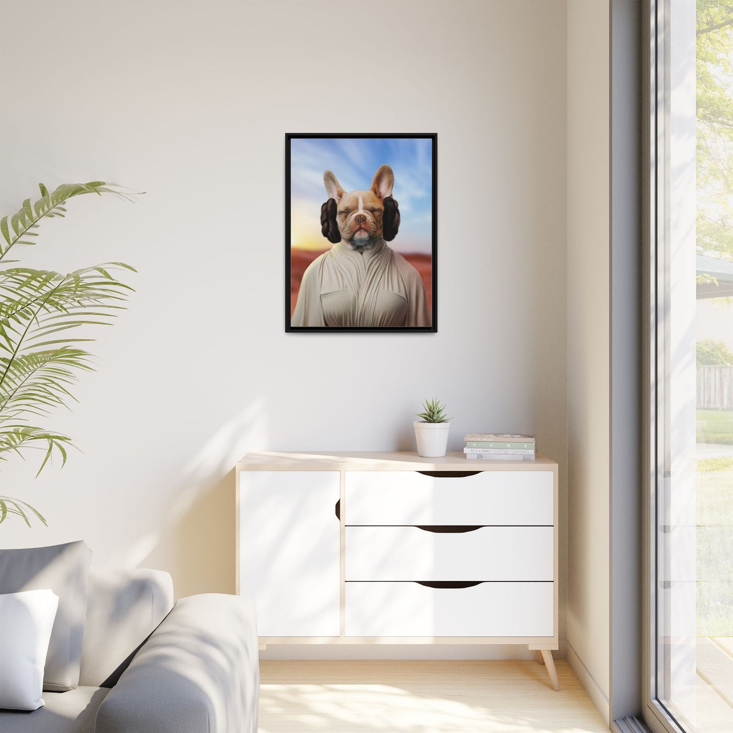 Star Wars Pet Portrait – Funny Gift for Pet Lovers by Pawsitively Quirky