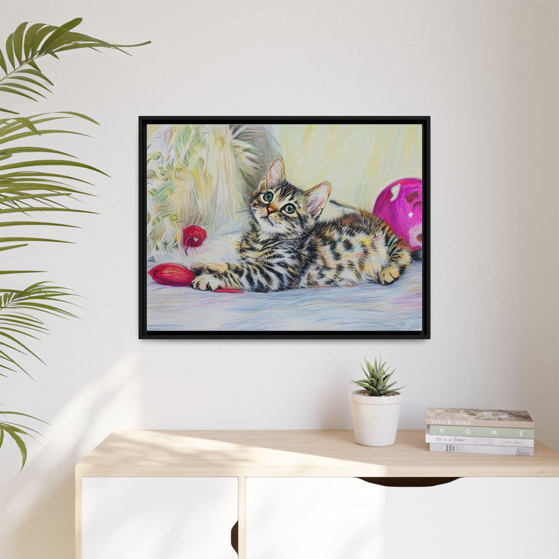 Crayon Style Pet Portrait – Cute Custom Pet Illustration by Pawsitively Quirky