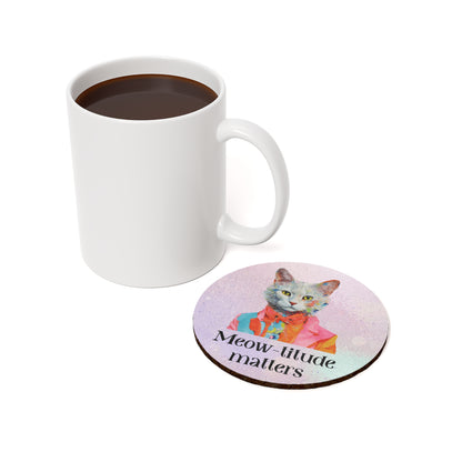 Meow-titude matters Coaster 4