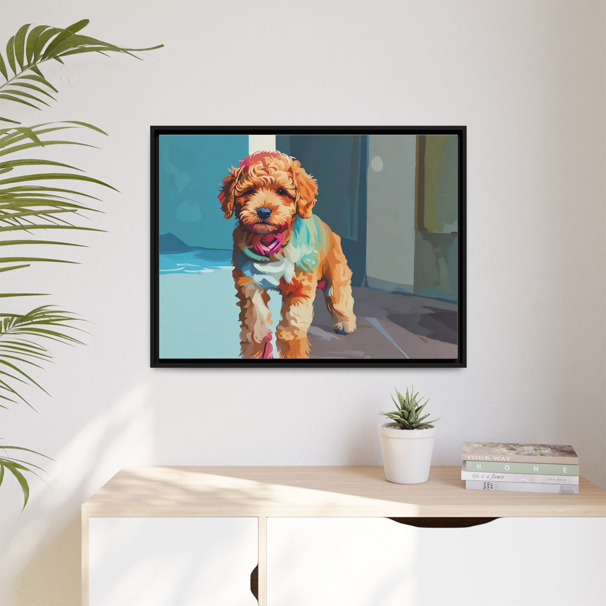 Pop Art Pet Portrait – Personalized Canvas Artwork by Pawsitively Quirky