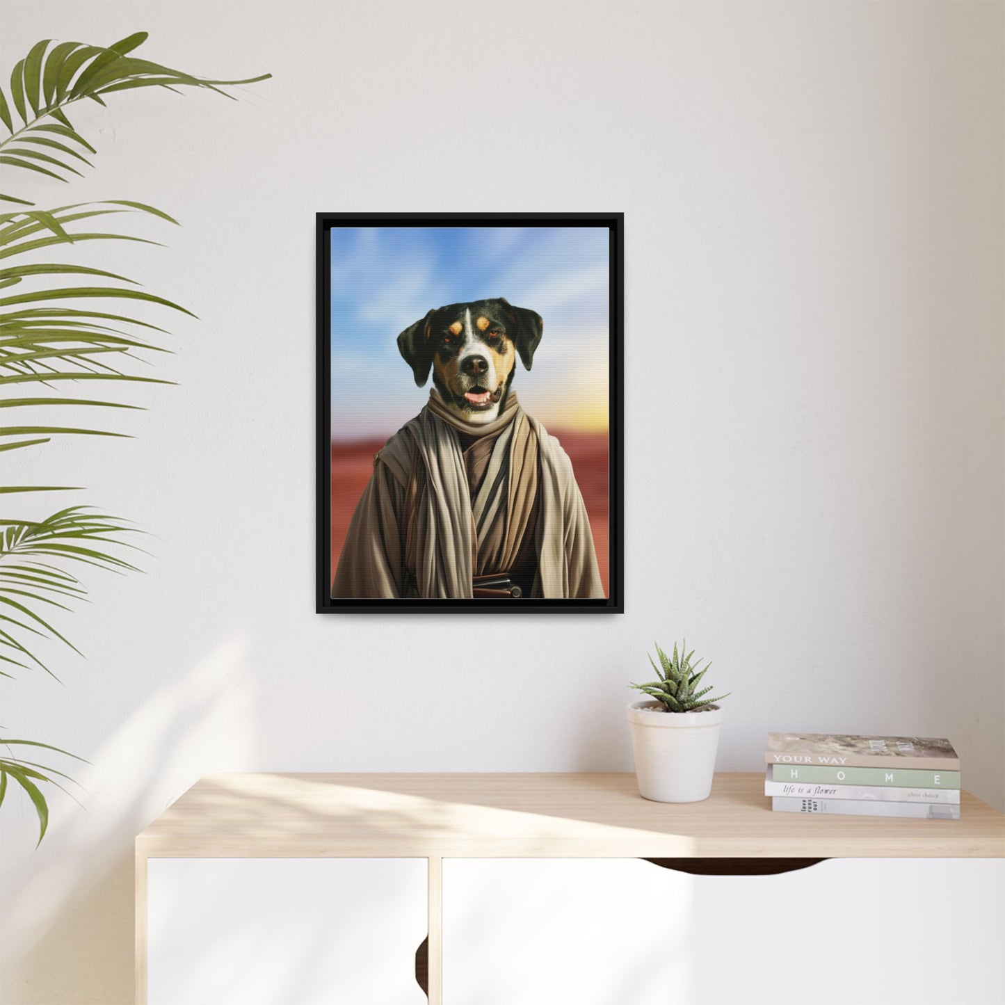 Star Wars Pet Portrait – Custom Cat Portrait Canvas by Pawsitively Quirky