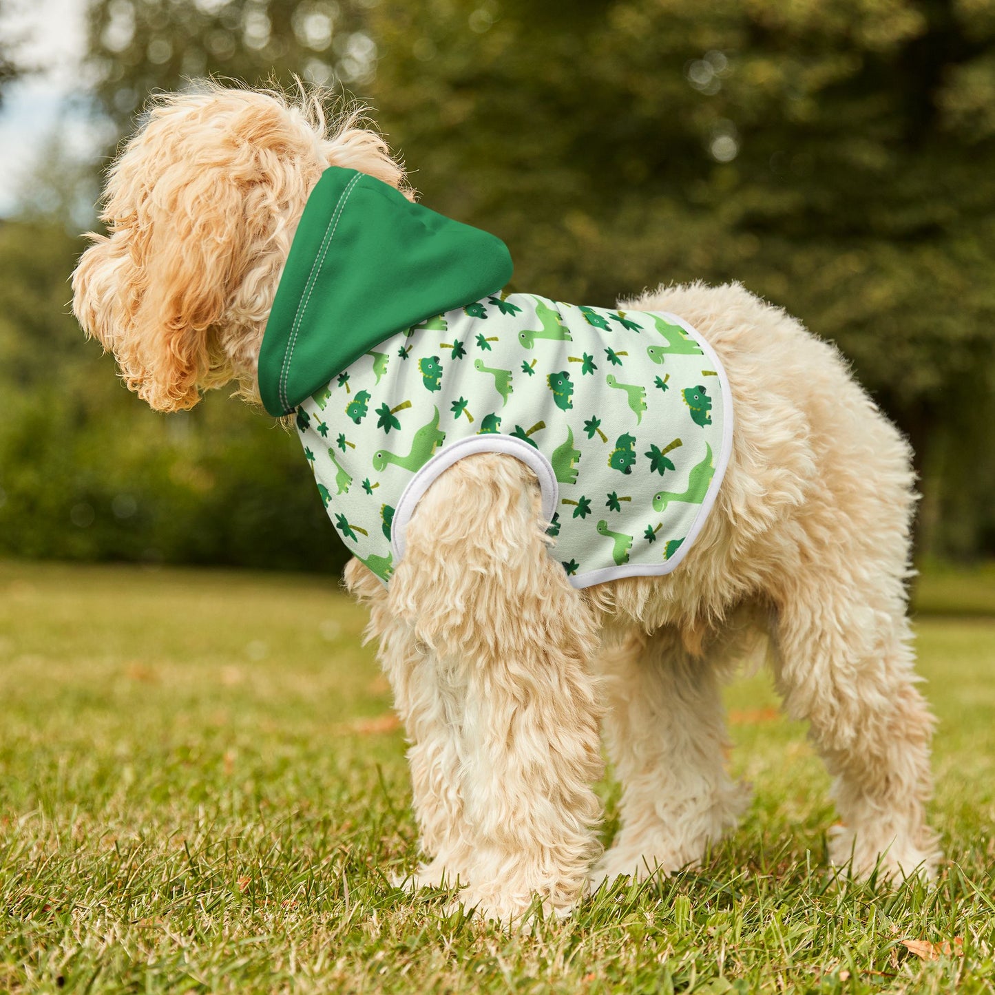 Dinosaur Print Pet Hoodie