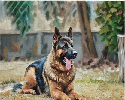 Personlized Pet Puzzle - Oil Painting Style