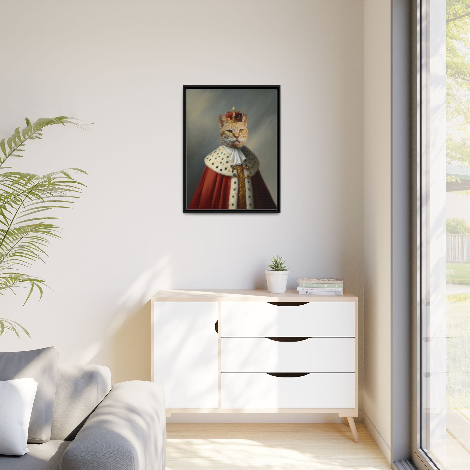 Renaissance Royal Pet Portrait – Custom Pet Art by Pawsitively Quirky