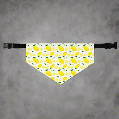 Bright Lemon Pet Bandana Collar