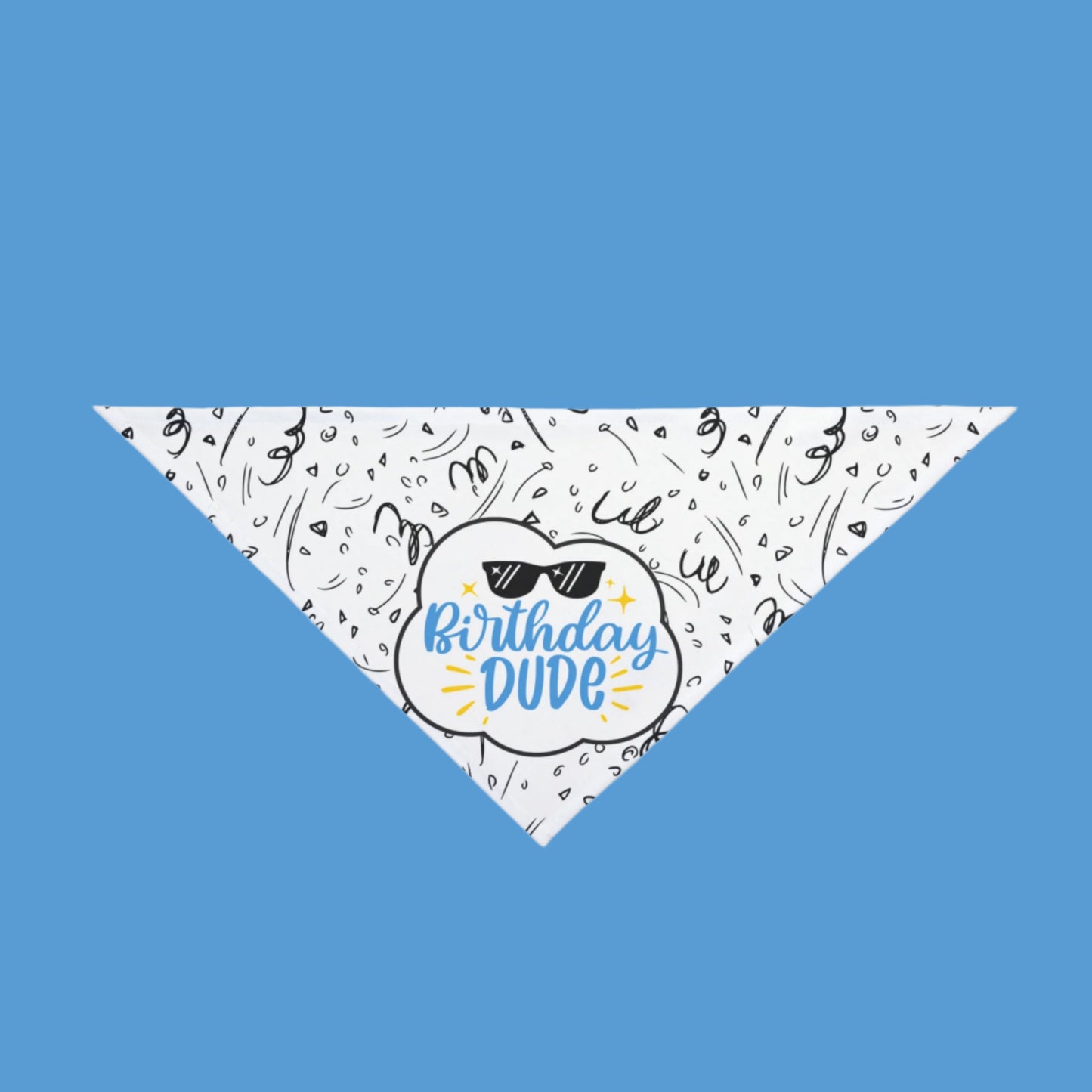 Birthday Dude Pet Bandana