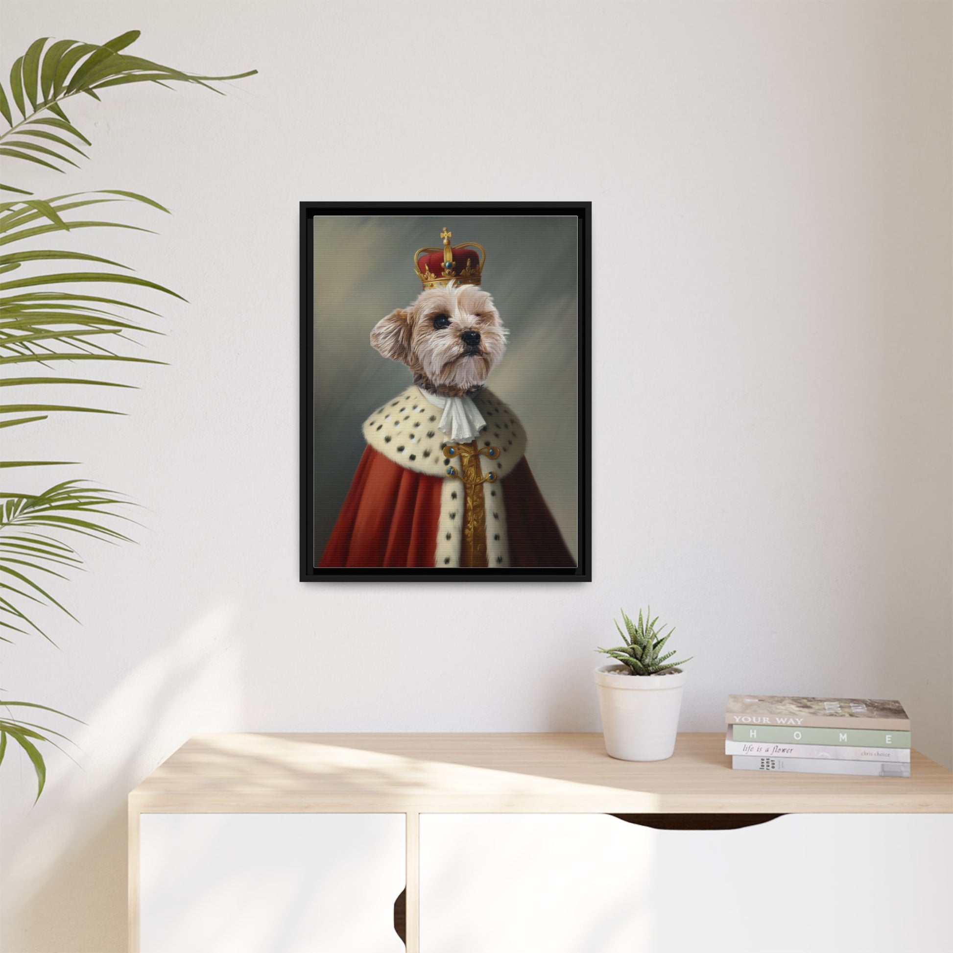 Renaissance Royal Pet Portrait – Custom Pet Art by Pawsitively Quirky