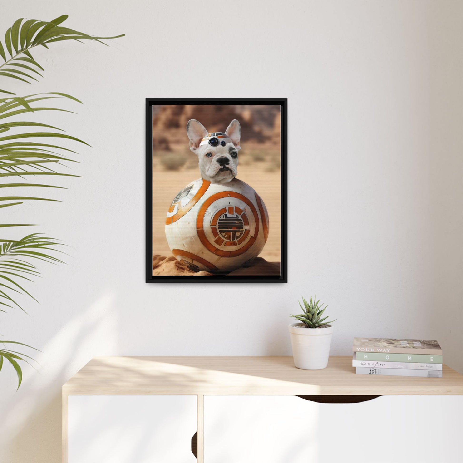 Star Wars Pet Portrait – Custom Dog Portrait Canvas by Pawsitively Quirky