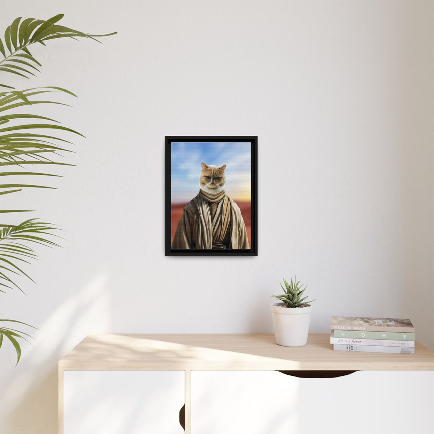 Star Wars Pet Portrait – Custom Cat Portrait Canvas by Pawsitively Quirky