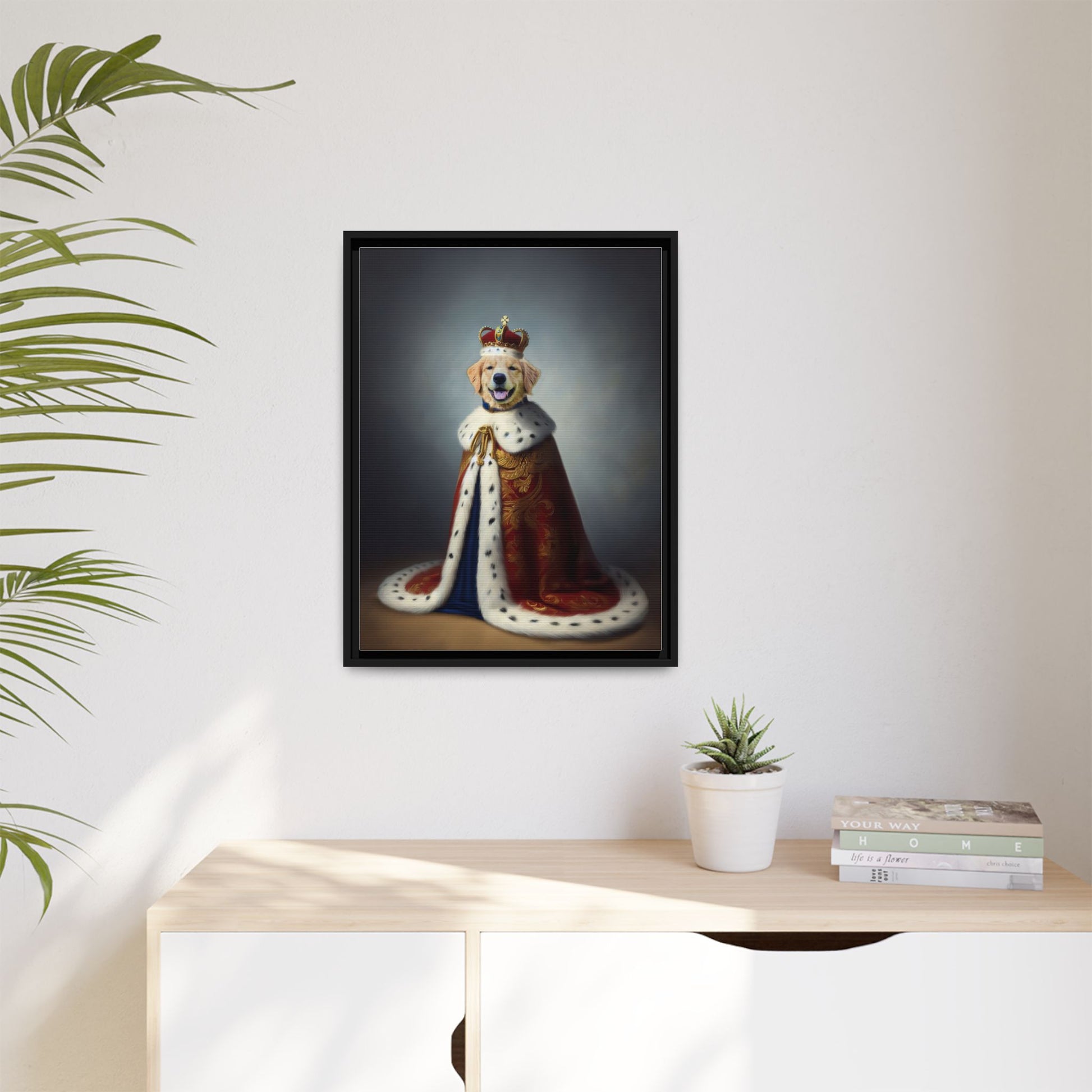 Renaissance Royal Pet Portrait – Custom Pet Artwork by Pawsitively Quirky