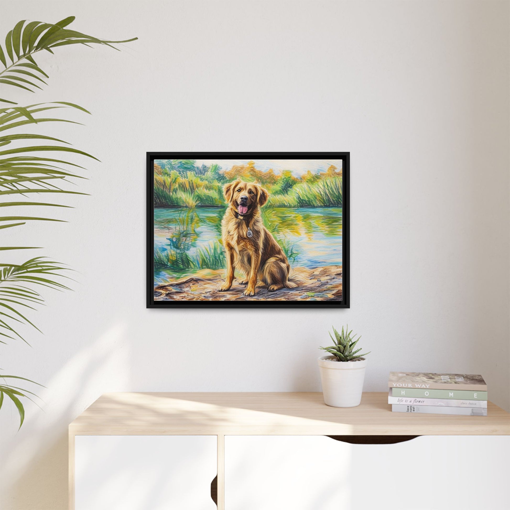 Crayon Style Pet Portrait – Cute Custom Pet Illustration by Pawsitively Quirky