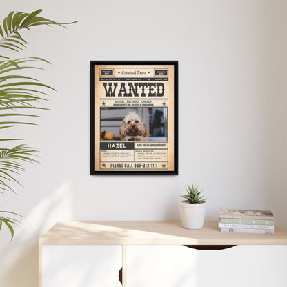 Wanted Poster (Dog) Pet Portrait