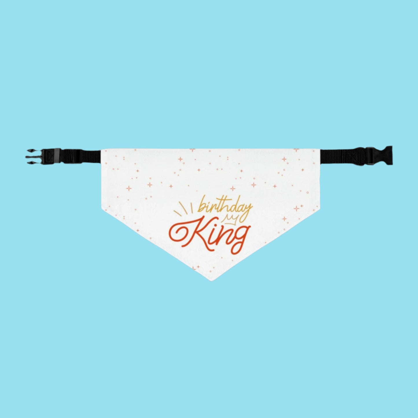 Birthday King Pet Bandana Collar