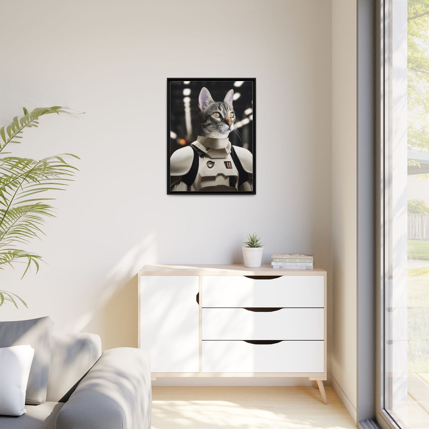 Star Wars Pet Portrait – Funny Custom Pet Artwork by Pawsitively Quirky