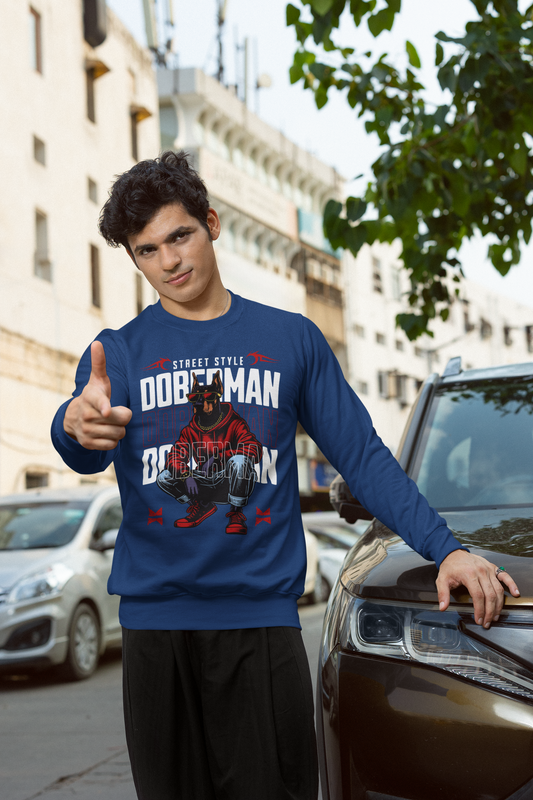 Street Style Doberman Sweatshirt