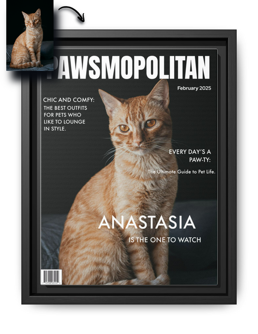 Pawsmopolitan Magazine Pet Portrait