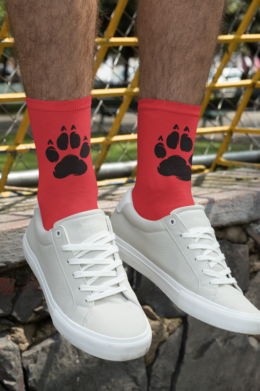 Personalized Paw Print Socks