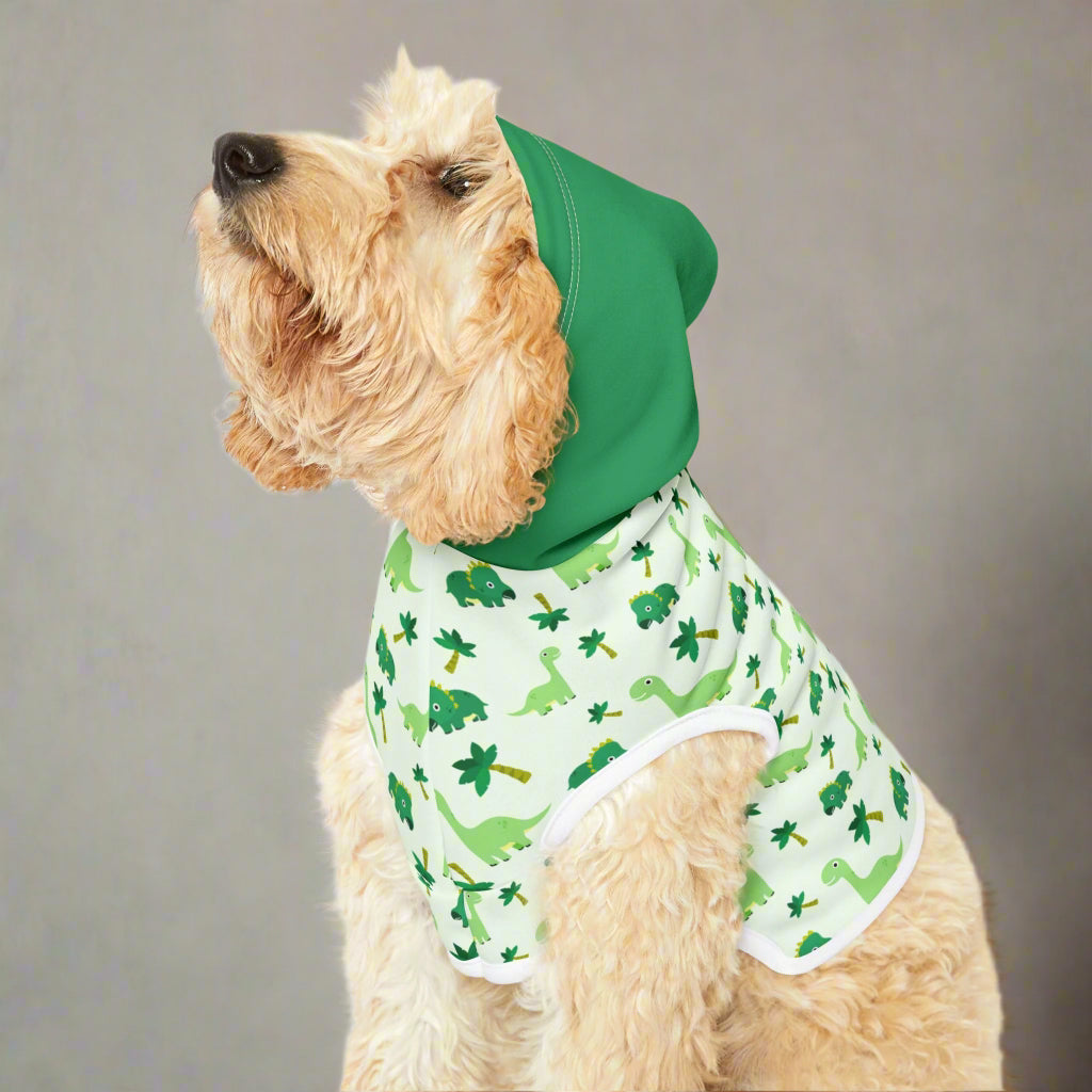 Dinosaur Print Pet Hoodie