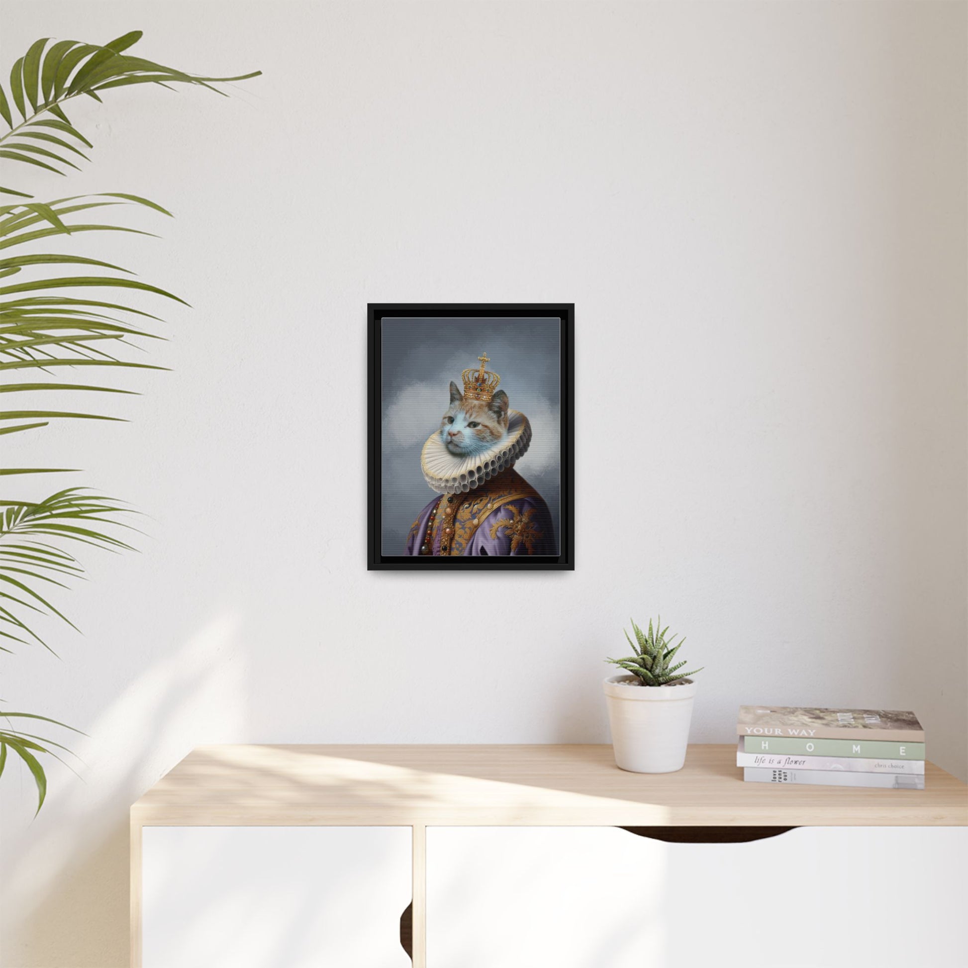 Renaissance Royal Pet Portrait – Personalized Cat Portrait by Pawsitively Quirky