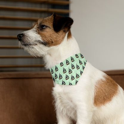Sailboats Pet Bandana Collar