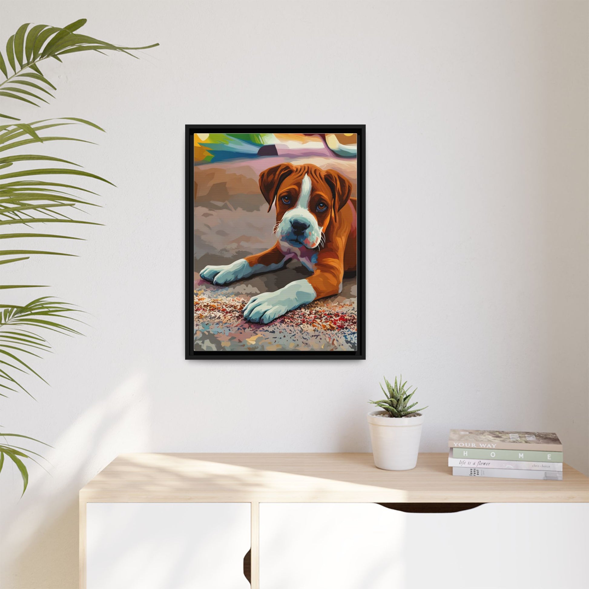 Pop Art Pet Portrait – Personalized Canvas Artwork by Pawsitively Quirky