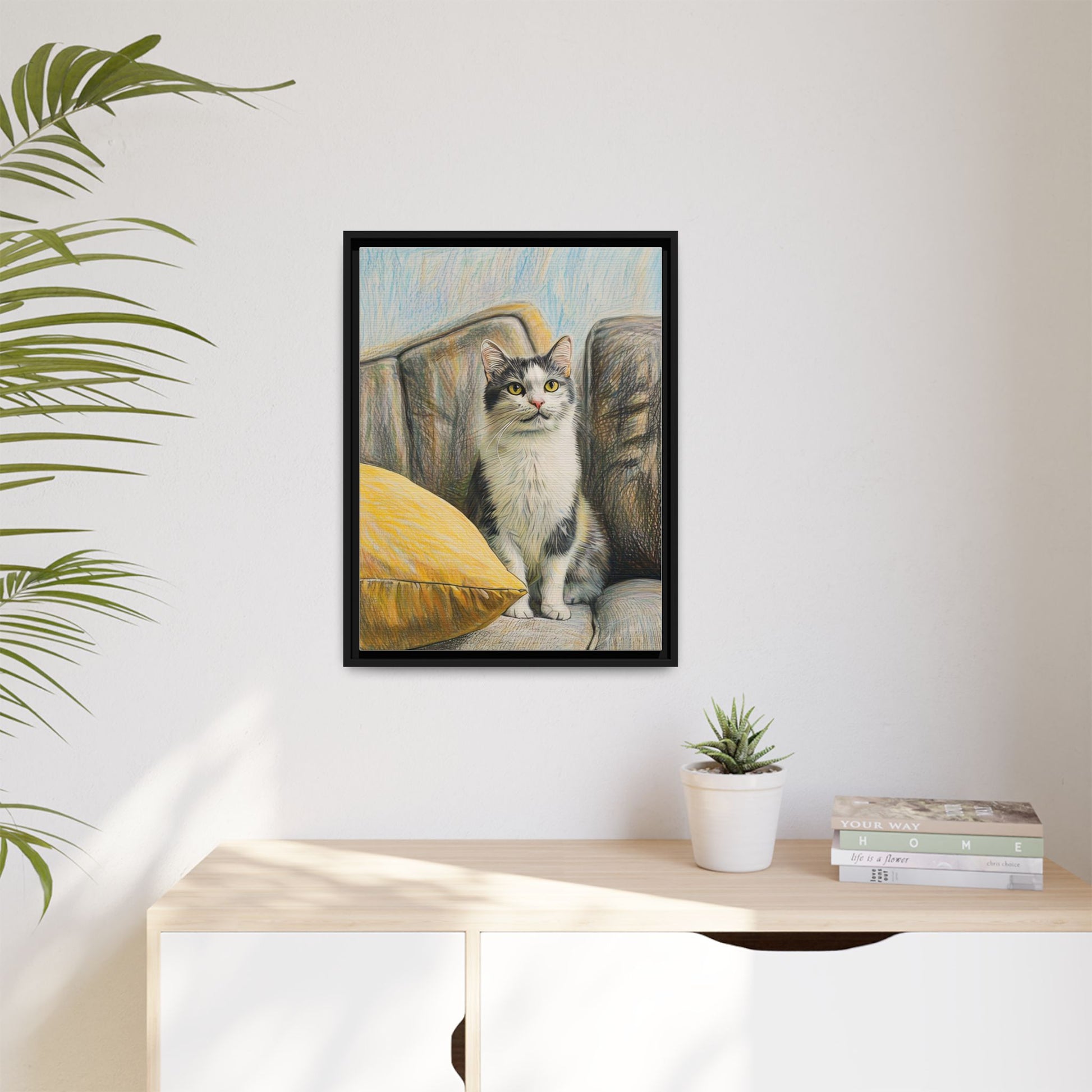 Crayon Style Pet Portrait – Cute Custom Pet Illustration by Pawsitively Quirky