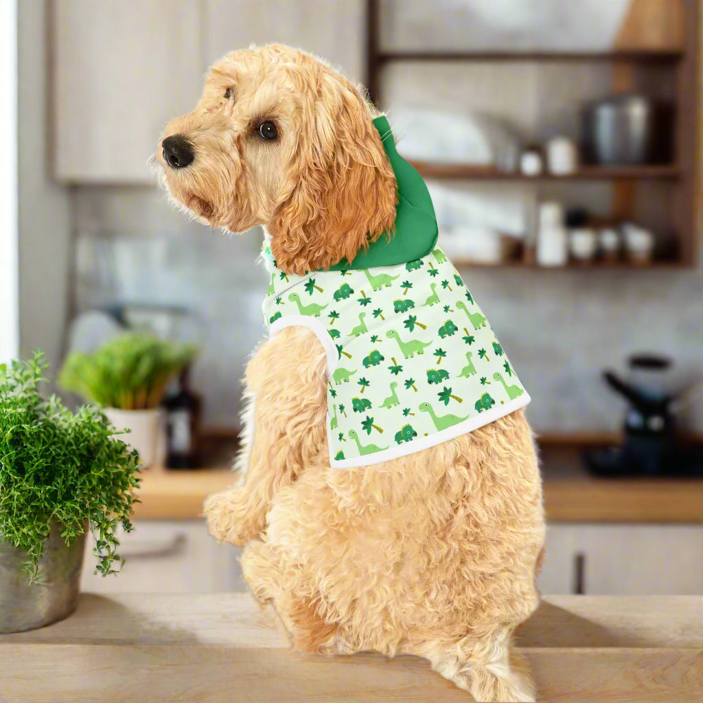 Dinosaur Print Pet Hoodie