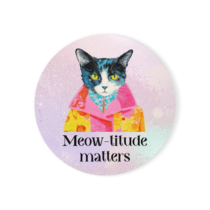 Meow-titude matters Coaster 3