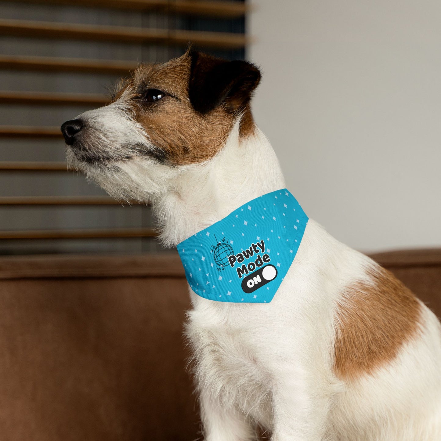 Pawty Mode On Pet Bandana Collar
