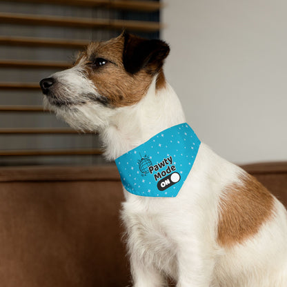 Pawty Mode On Pet Bandana Collar