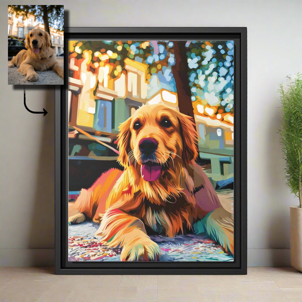 Pop Art Style Pet Portrait