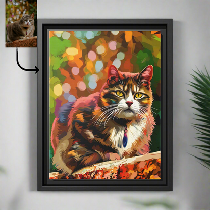 Pop Art Style Pet Portrait