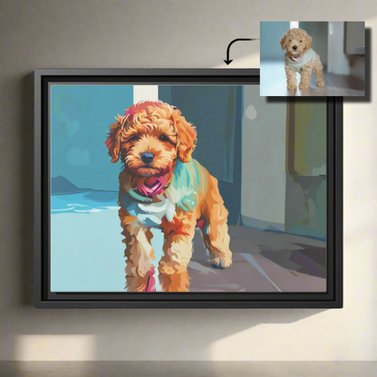 Pop Art Style Pet Portrait