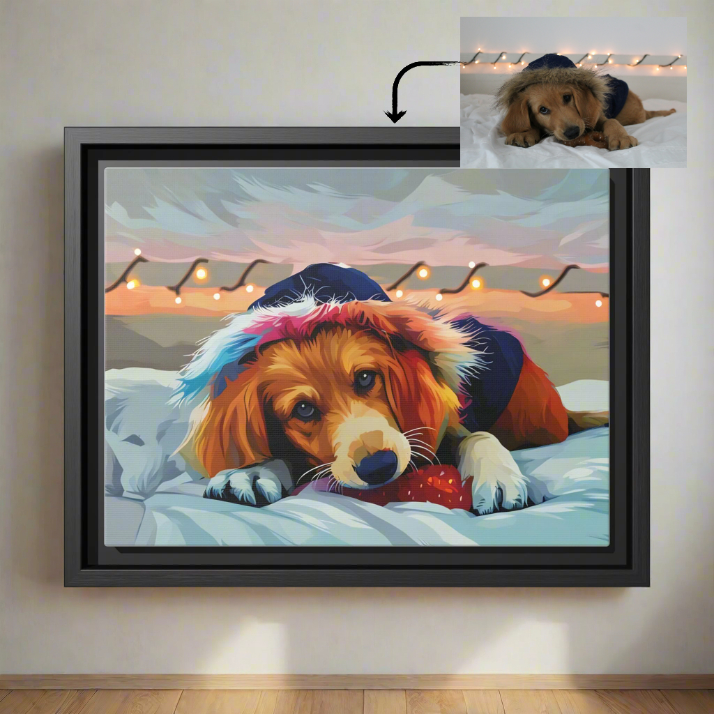 Pop Art Style Pet Portrait