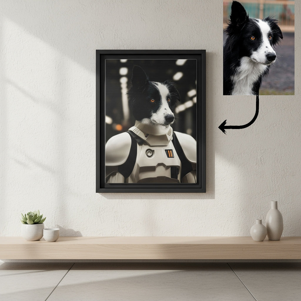 Star Wars Pet Portrait – Funny Custom Pet Artwork by Pawsitively Quirky