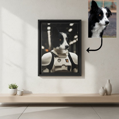 Star Wars Pet Portrait – Funny Custom Pet Artwork by Pawsitively Quirky
