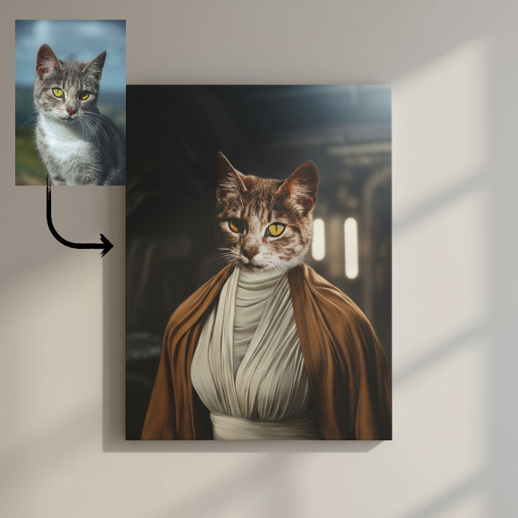 Star Wars Pet Portrait – Custom Pet Illustration by Pawsitively Quirky