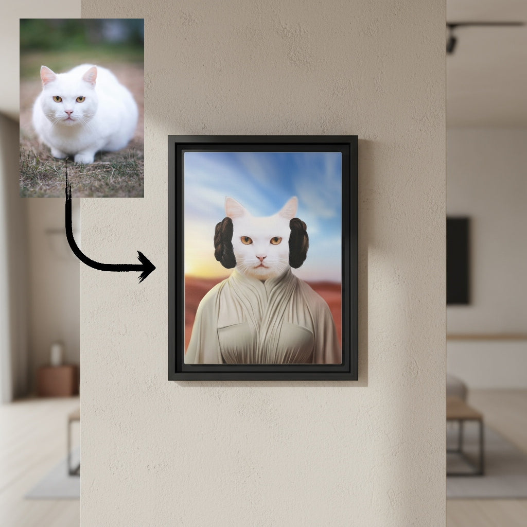 Star Wars Pet Portrait – Funny Gift for Pet Lovers by Pawsitively Quirky