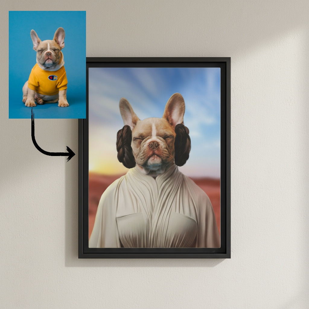 Star Wars Pet Portrait – Funny Gift for Pet Lovers by Pawsitively Quirky