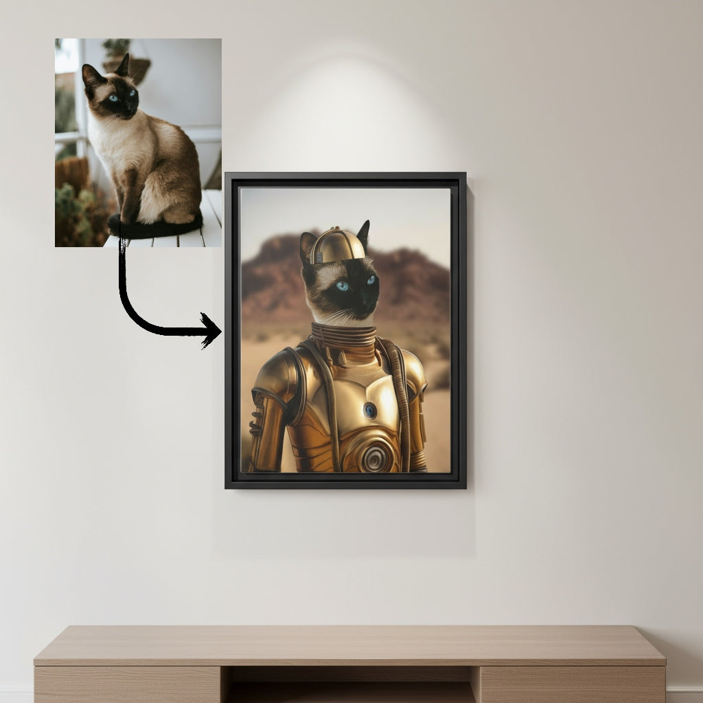 Star Wars Pet Portrait – Unique Pet Lover Gift by Pawsitively Quirky