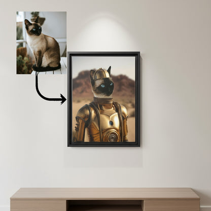 Star Wars Pet Portrait – Unique Pet Lover Gift by Pawsitively Quirky