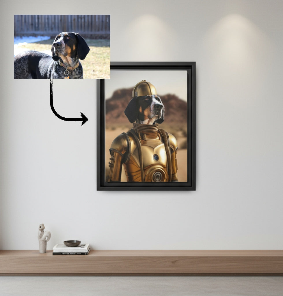 Star Wars Pet Portrait – Unique Pet Lover Gift by Pawsitively Quirky